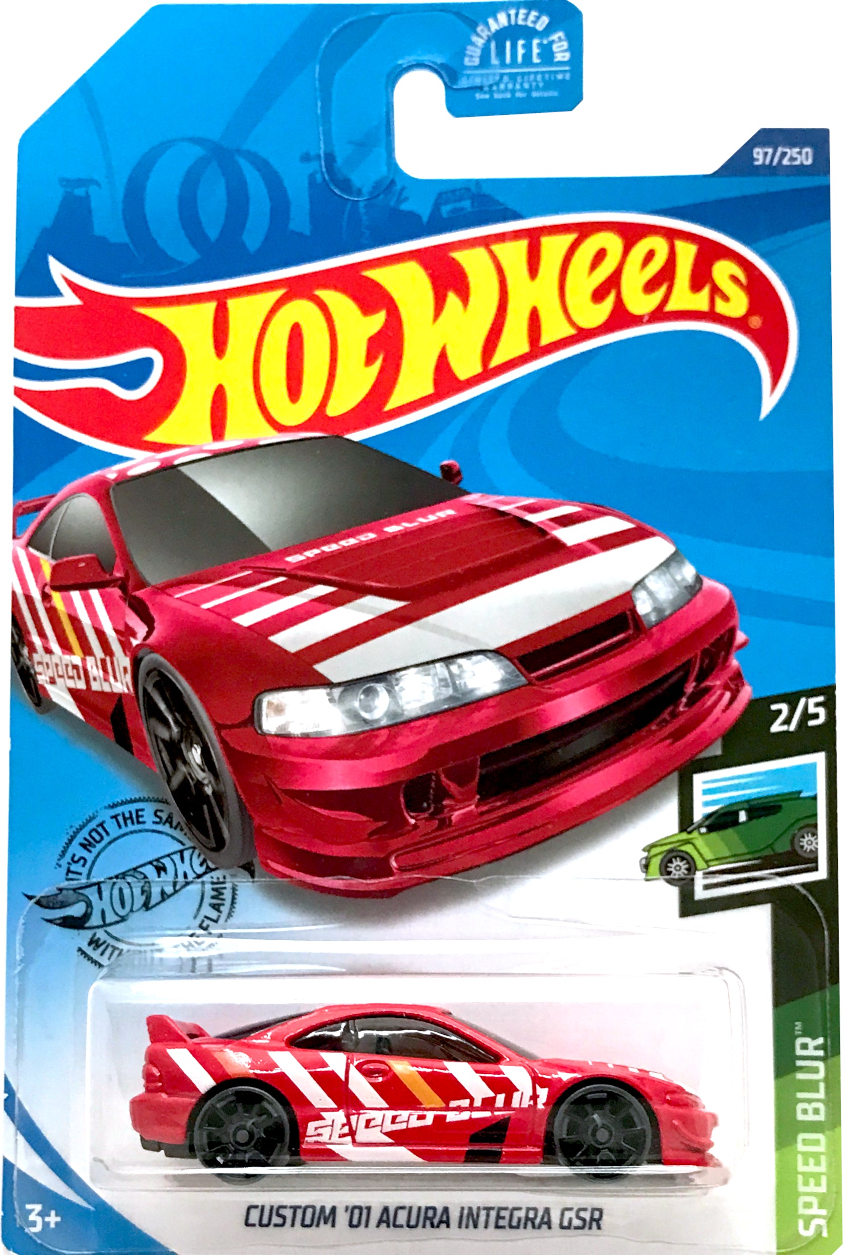 2020 Hot Wheels Mainline #097 - Custom '01 Acura Integra GS-R (Red) GHF43