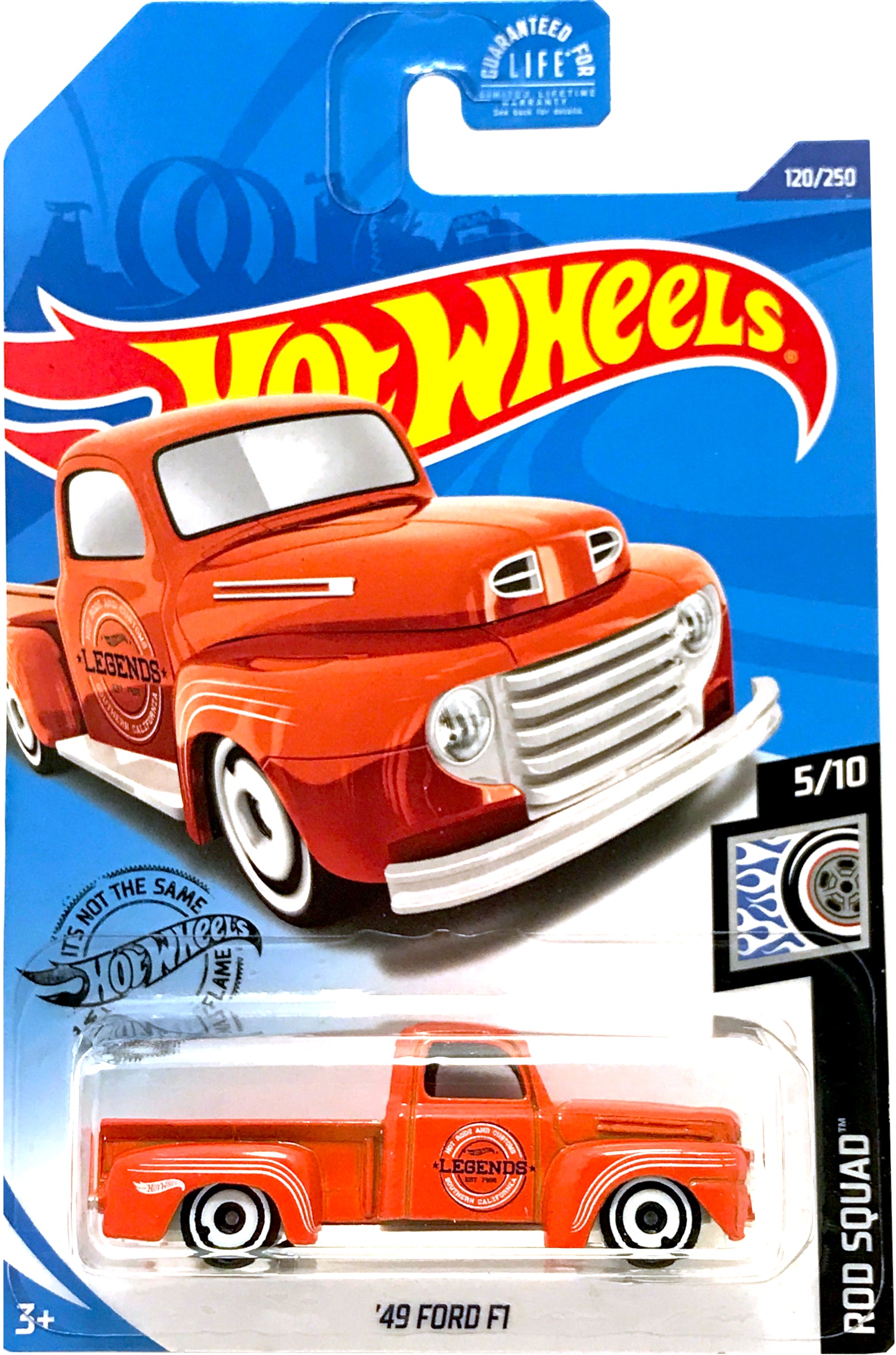 2020 Hot Wheels Mainline #120 - '49 Ford F1 Pickup (Orange) GHF77