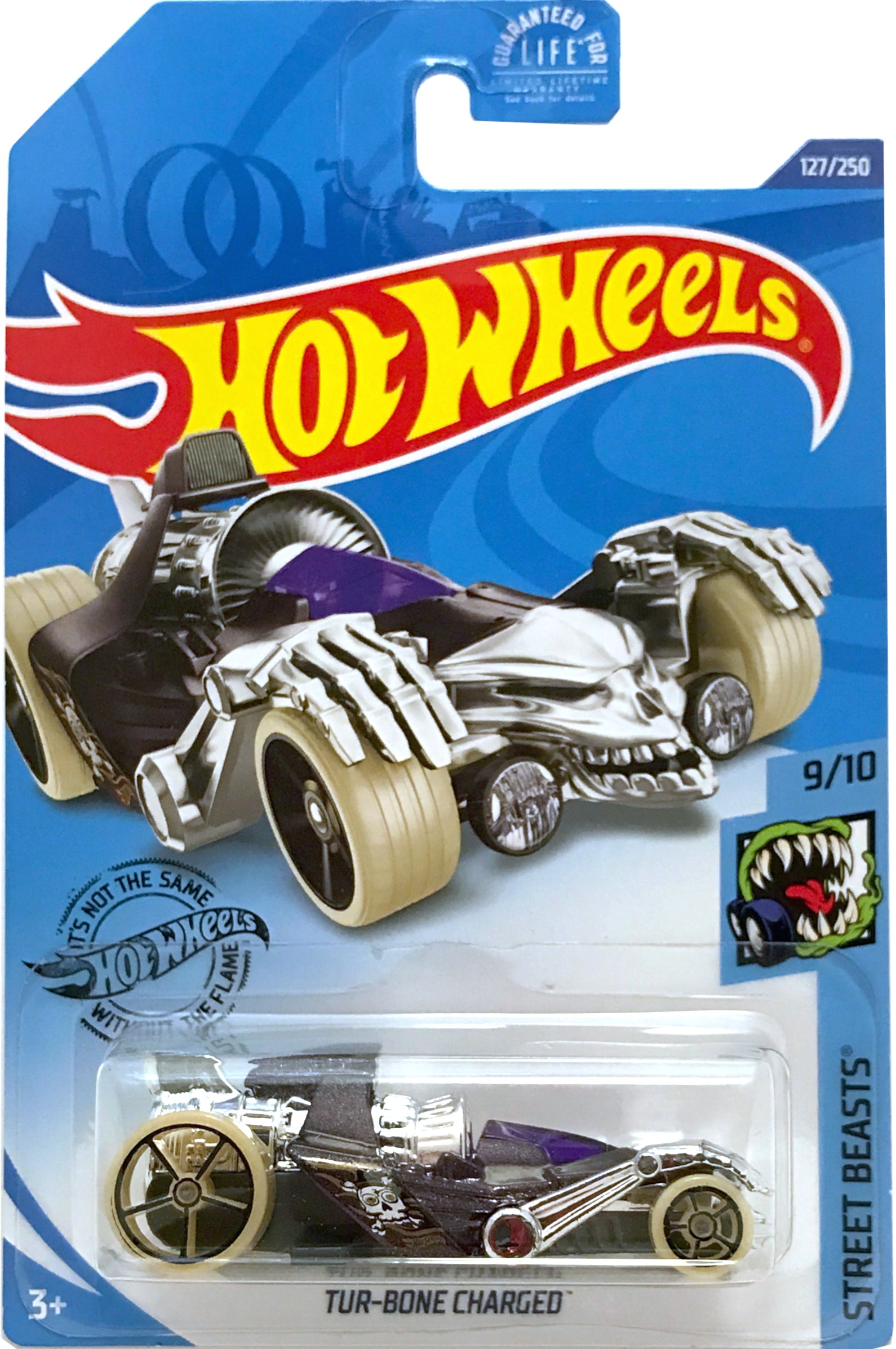 2020 Hot Wheels Mainline #127 - Tur-Bone Charged (Purple) GHD42