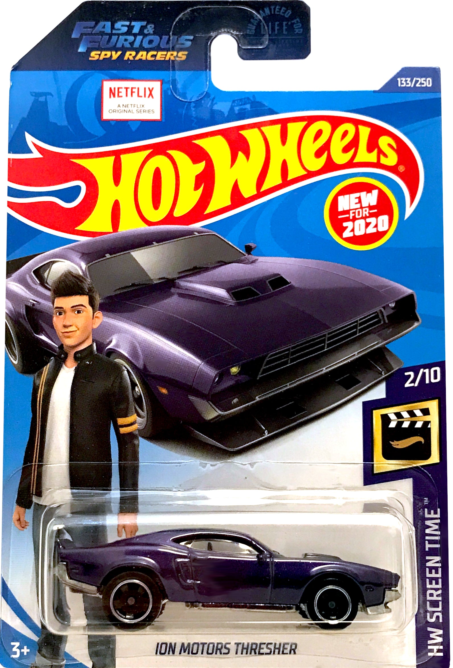 2020 Hot Wheels Mainline #133 - Ion Motors Thresher (Purple) GHB46