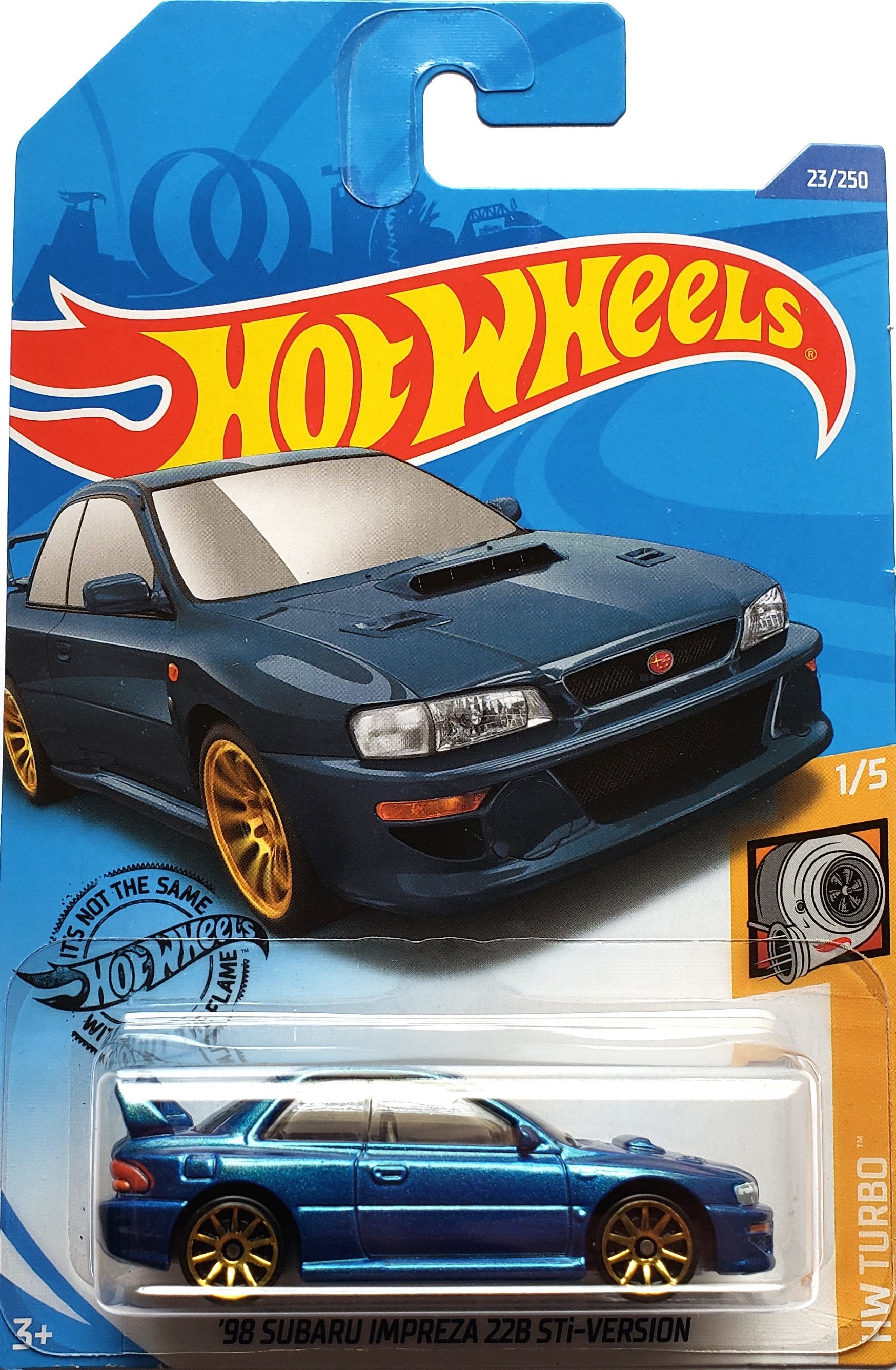 2020 Hot Wheels Mainline #023 - '98 Subaru Impreza 22b STi Version (Blue) GHB42