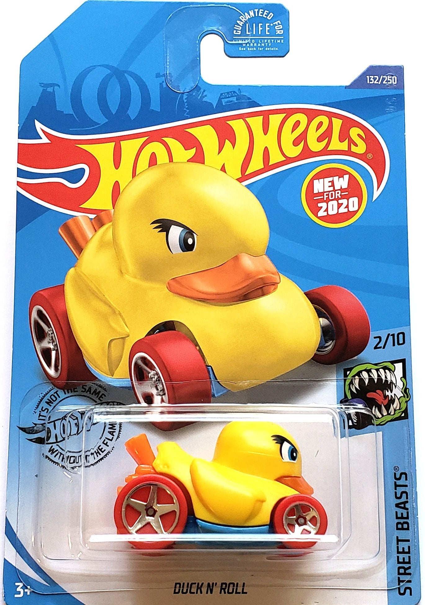 2020 Hot Wheels Mainline #132 - Duck N' Roll (Yellow) GHB60