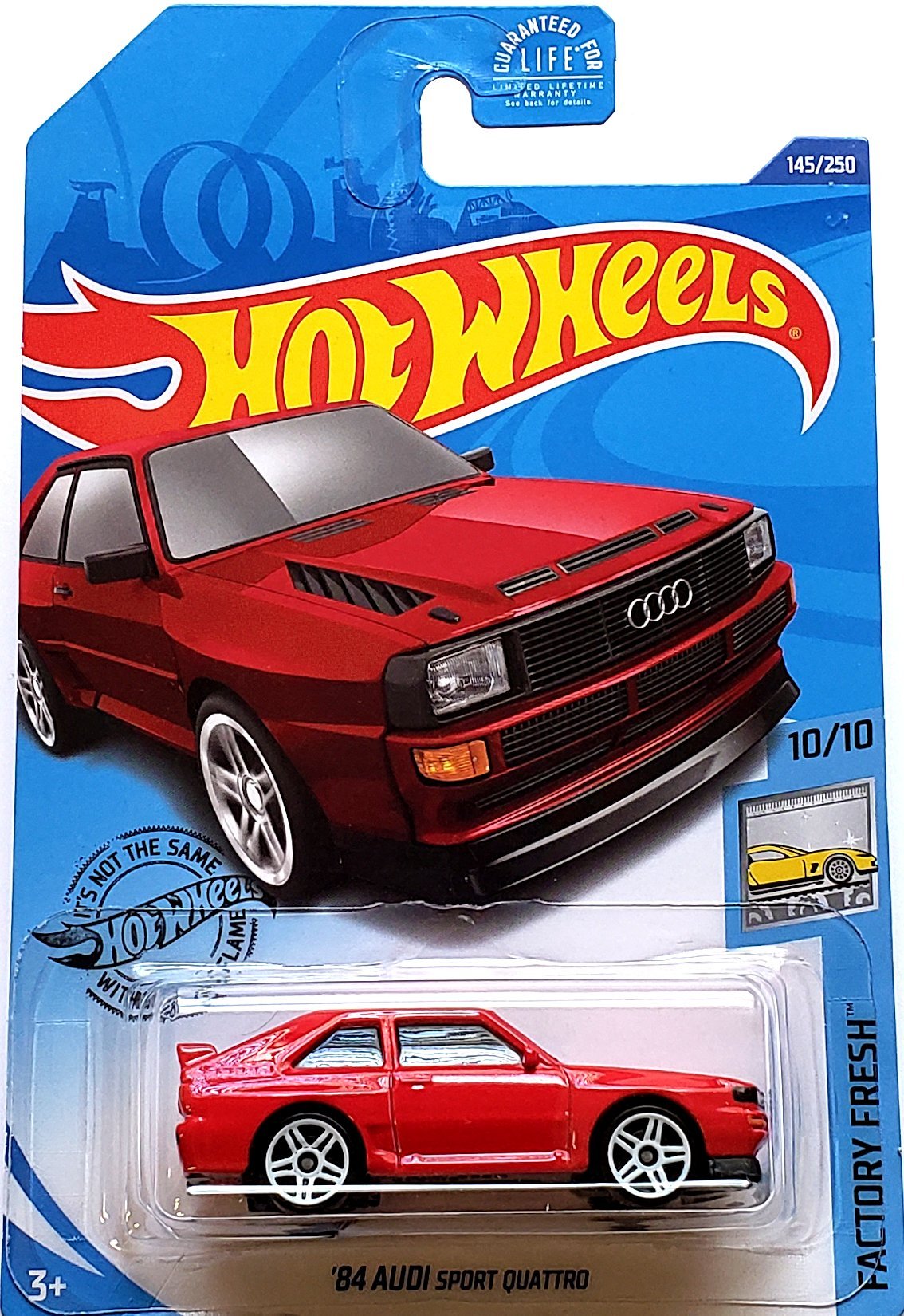 2020 Hot Wheels Mainline #145 - 1984 Audi Sport Quattro (Red) GHC03