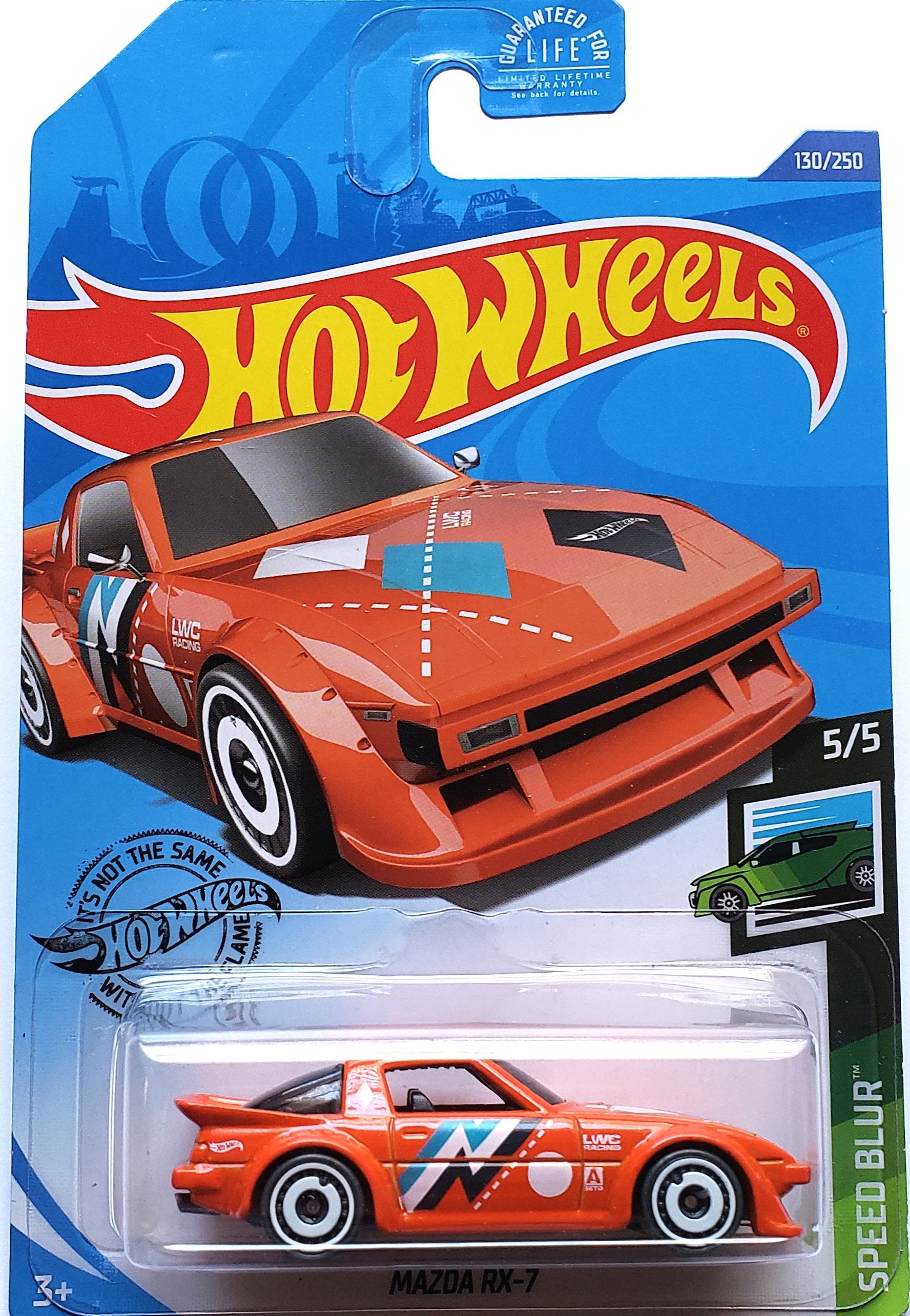 2020 Hot Wheels '79 Mazda RX-7 SA22C RX7 Orange GHD32 Widebody Racer