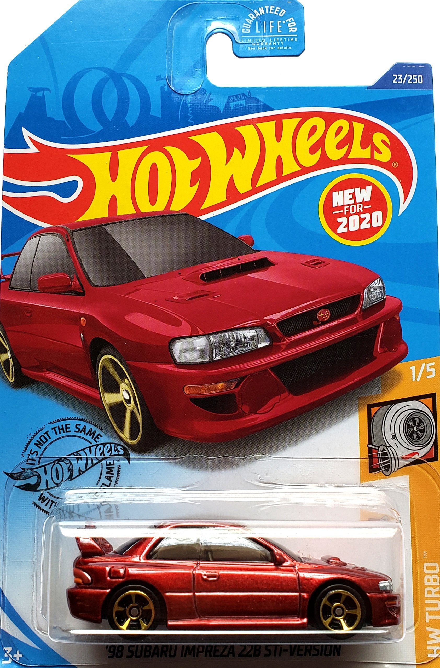 2020 Hot Wheels Mainline #023 - '98 Subaru Impreza 22b STi Version (Red) GHF06