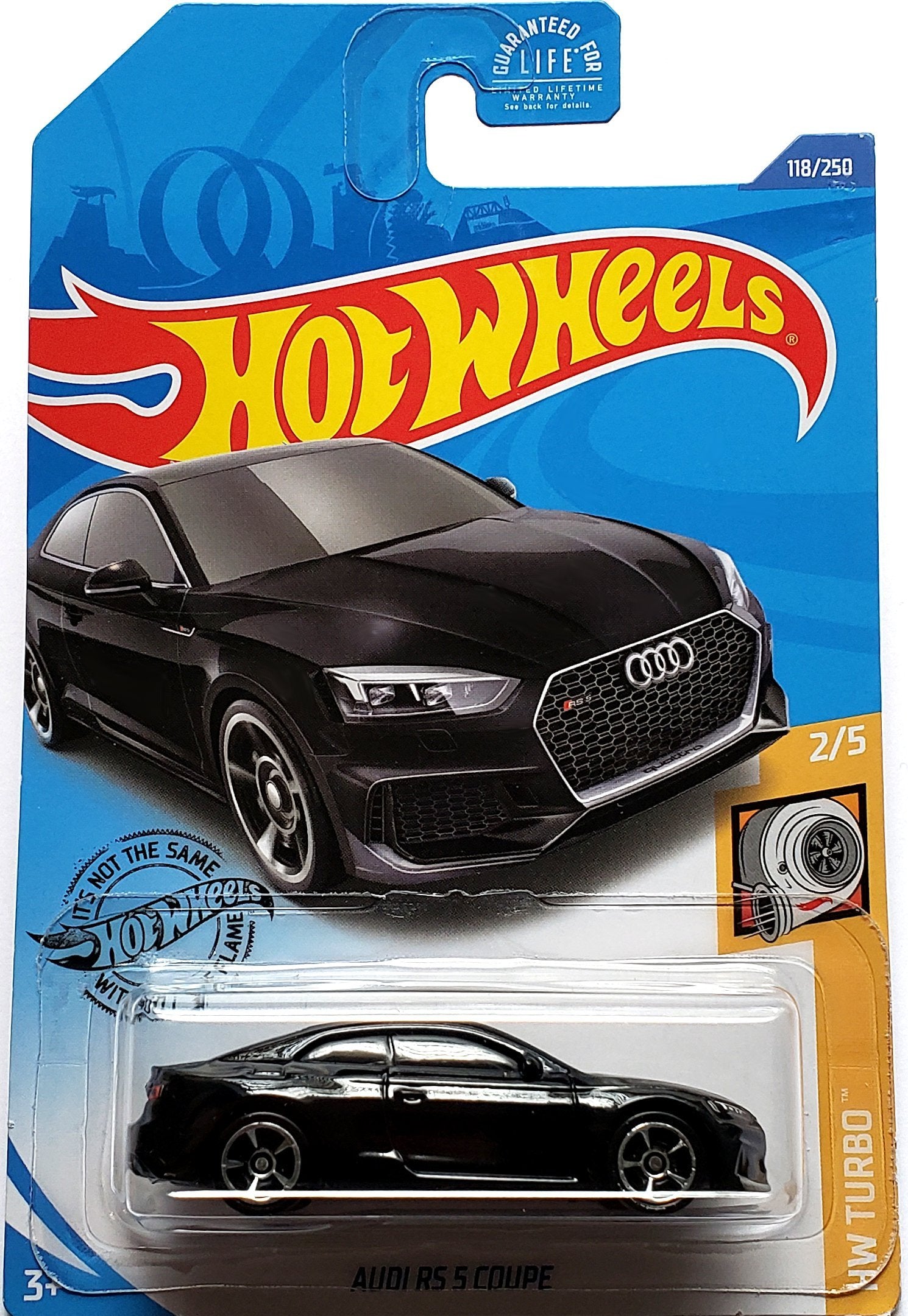2020 Hot Wheels Mainline #118 - Audi RS 5 Coupe (Black) GHF39