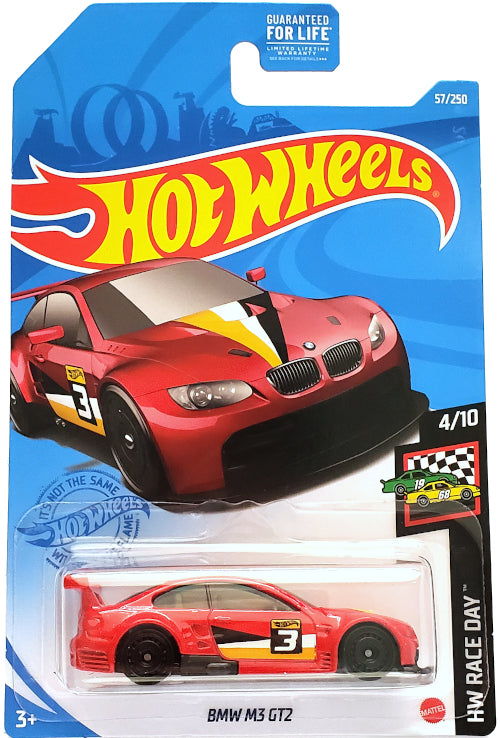 2021 Hot Wheels Mainline #057 - BMW M3 GT2 Coupe (Red) GRX89