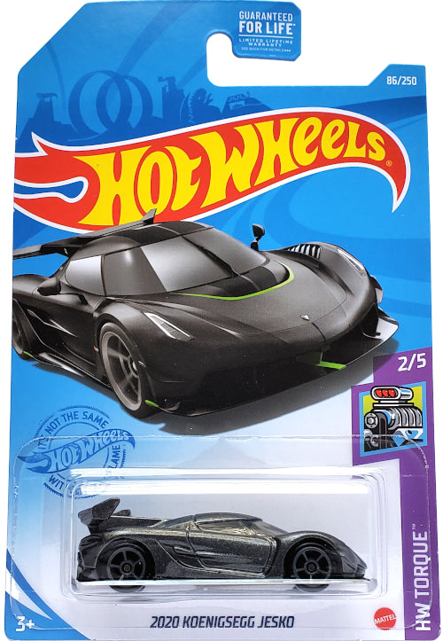2021 Hot Wheels Mainline #086 - 2020 Koenigsegg Jesko (Grey) GRY04