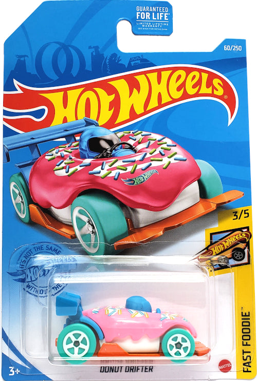 2021 Hot Wheels Mainline #060 - Donut Drifter (Pink) GRY08