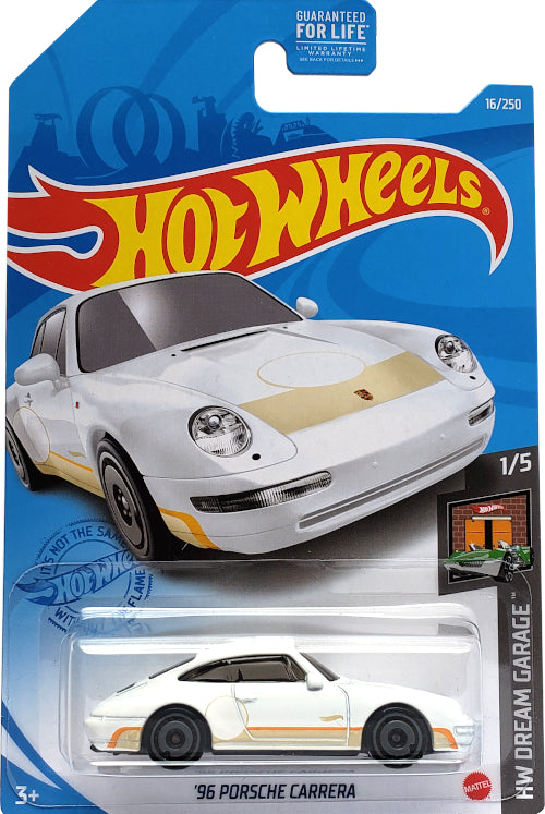 2021 Hot Wheels Mainline #016 - 1996 Porsche Carrera 993 (White) GRY11