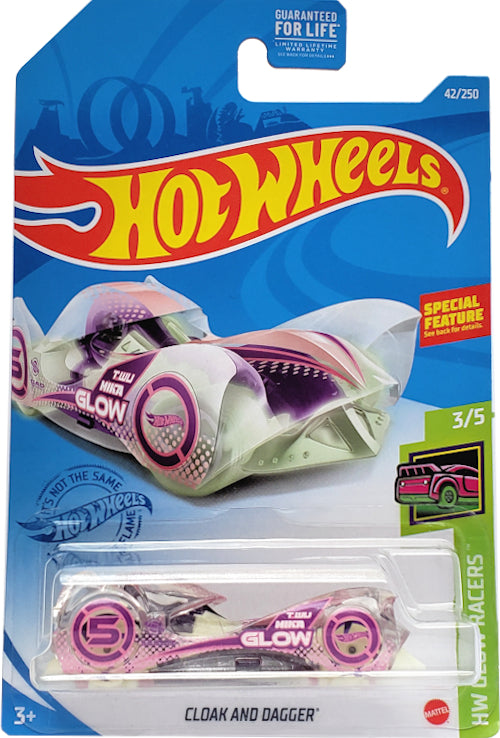 2021 Hot Wheels Mainline #042 - Cloak and Dagger (Glow In The Dark) GRY15
