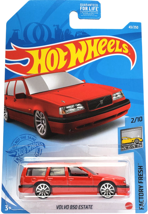 2021 Hot Wheels Mainline #043 Volvo 850 GLT Estate Station Wagon (Red) GRY26