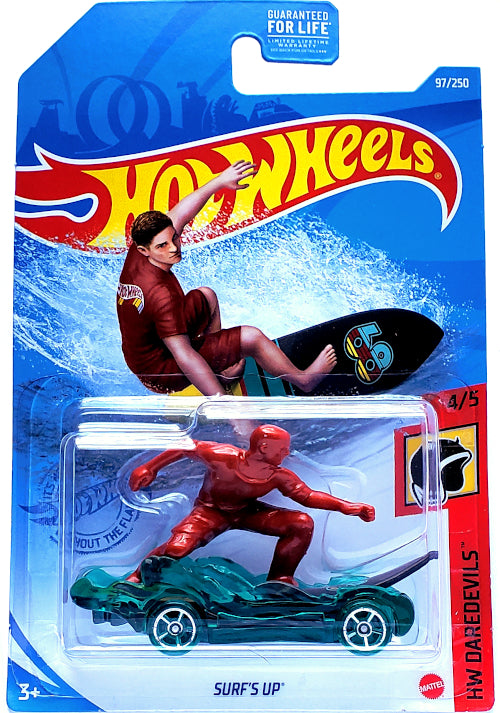 2021 Hot Wheels Mainline #097 - Surf's Up Surfer on a Surfboard Car GTB00