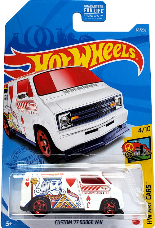 2021 Hot Wheels Mainline #065 - Custom 1977 Dodge Van (Treasure Hunt) GTC88