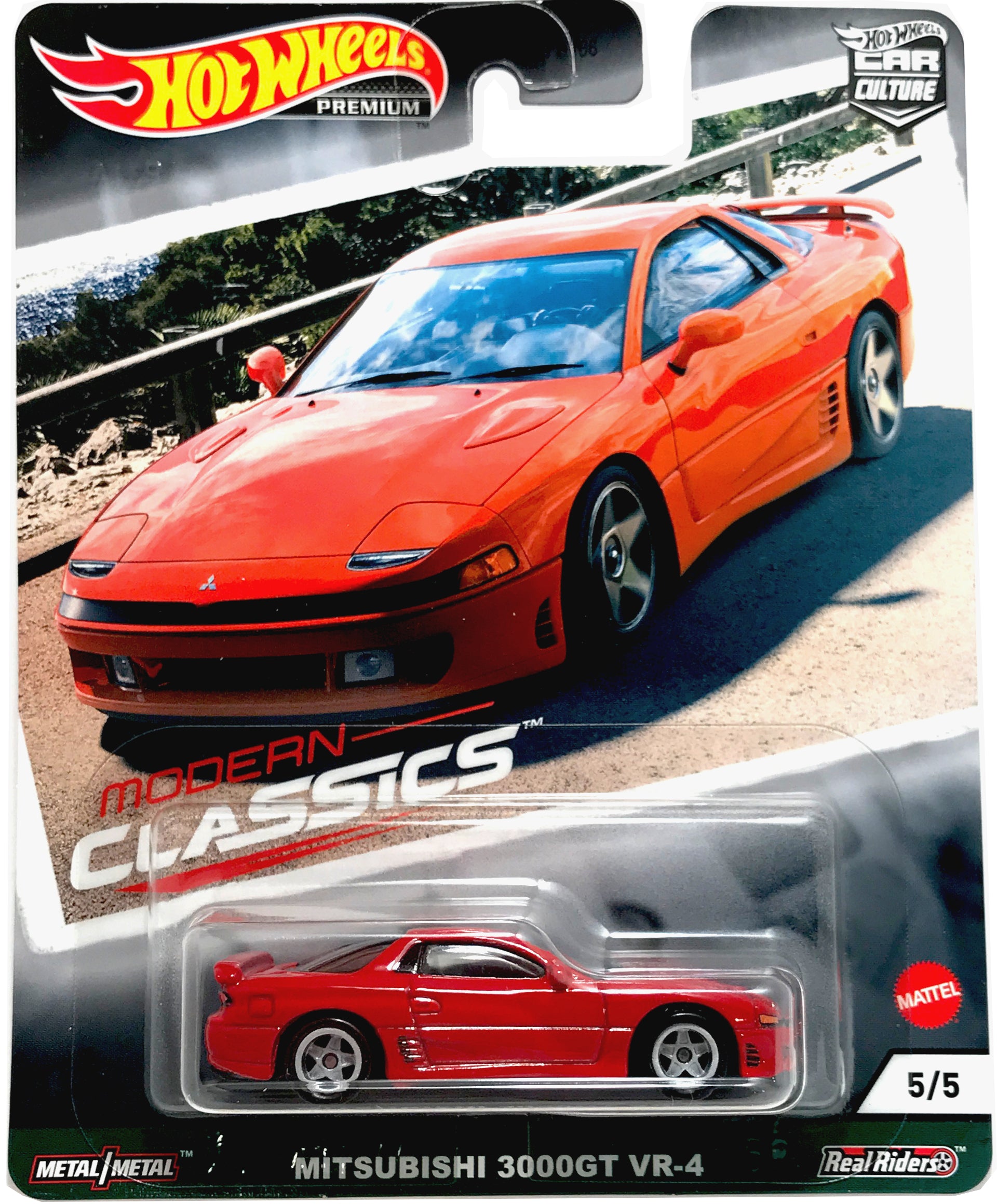 Hot Wheels Modern Classics Premium - Mitsubishi 3000GT VR-4 Red GRJ90