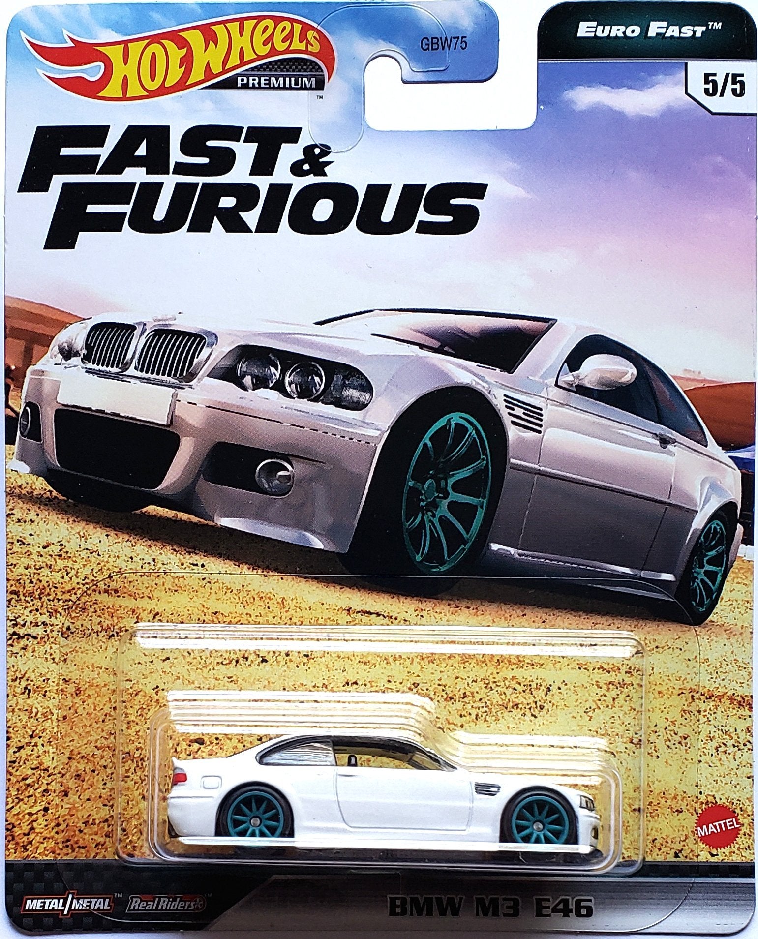 Hot Wheels Premium - BMW M3 E46 (Furious 7 White) GPK52