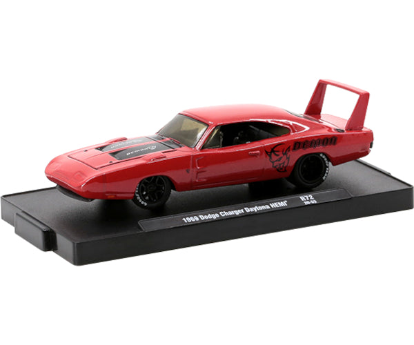 2020 M2 Machines Auto Drivers #R722053 - 1969 Dodge Charger Daytona HEMI (Demon Red)