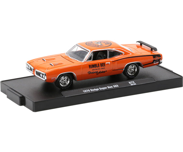 2020 M2 Machines Auto Drivers #R722054 - 1970 Dodge Coronet Super Bee 383 (Orange)