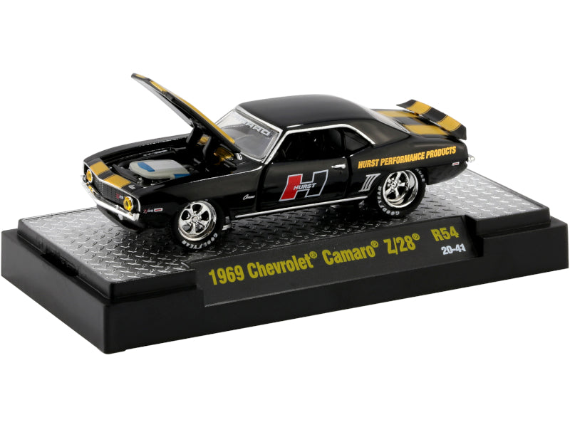 2020 M2 Machines Desktop R54-20-41 - 1969 Chevy Camaro Z/28 (Hurst Black)