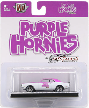 2021 M2 Machines Auto Drivers R76-21-23 - 1968 Chevy Camaro SS (Purple Hornies)
