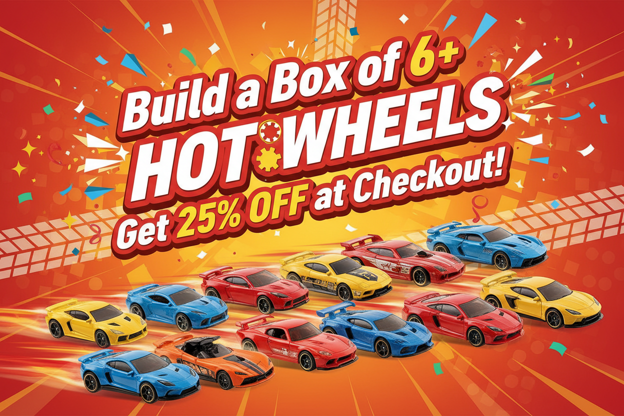 Hot Wheels Mainlines - Build a Box and Save 25%