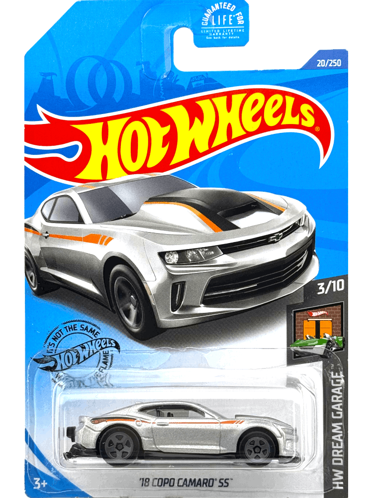 2020 Hot Wheels Mainline #020 - '18 COPO Camaro SS (Silver) GHC23