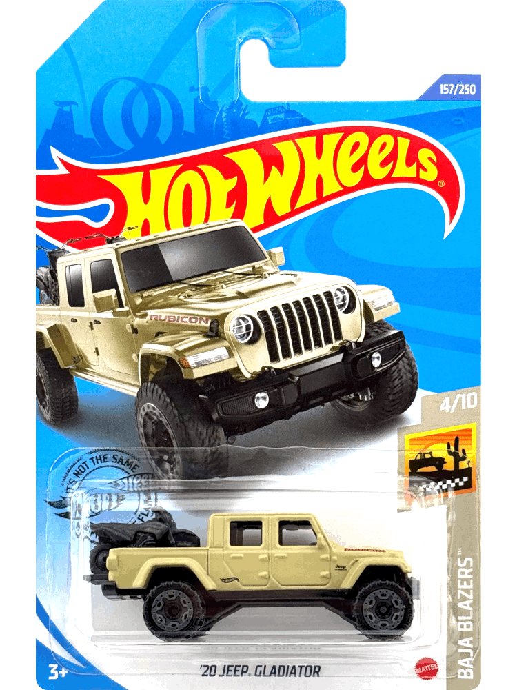 2020 Hot Wheels Mainline #157 - '20 Jeep Gladiator (Tan) GHD86
