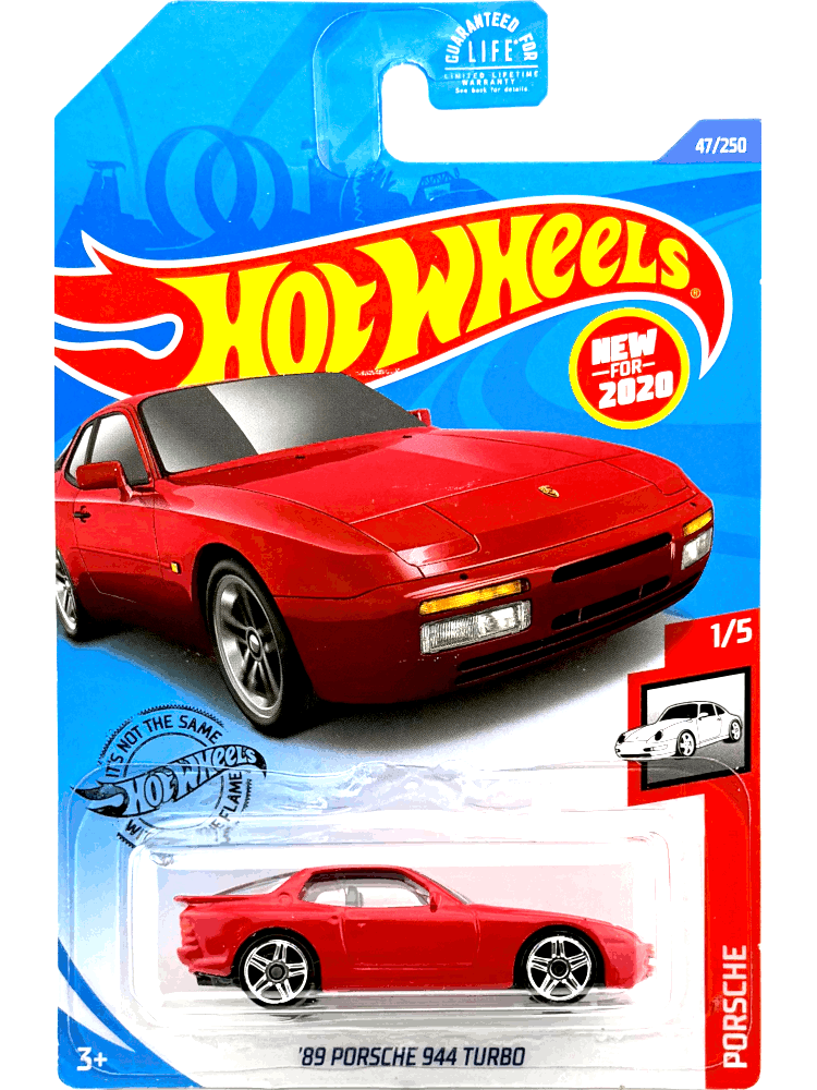 2020 Hot Wheels Mainline #047 - '89 Porsche 944 Turbo (Red) GHB54