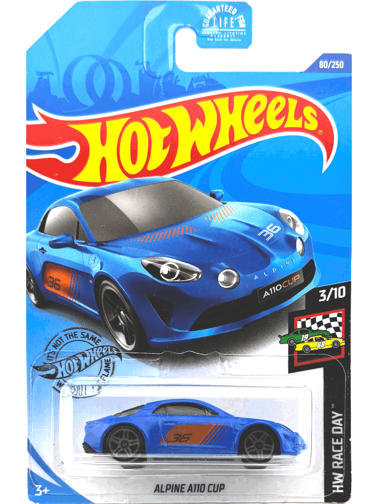 2020 Hot Wheels Mainline #080 - Alpine A110 Cup (Blue) GHC49