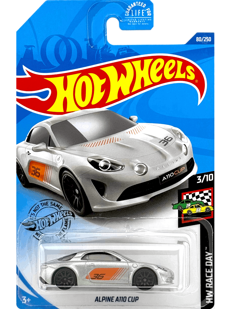 2020 Hot Wheels Mainline #080 - Alpine A110 Cup (Silver) GHF23