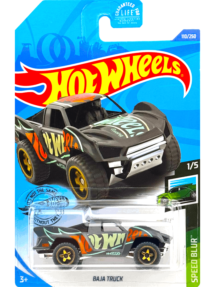 2020 Hot Wheels Mainline #110 - Baja Truck (Grey) GHF09