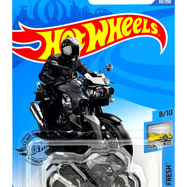 2020 Hot Wheels Mainline #065 - BMW K1300R Motorcycle (Black) GHF94