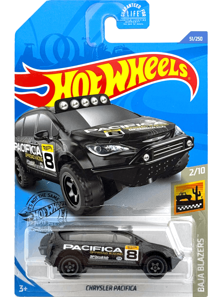 2020 Hot Wheels Mainline #051 - Chrysler Pacifica (Black) GHD84