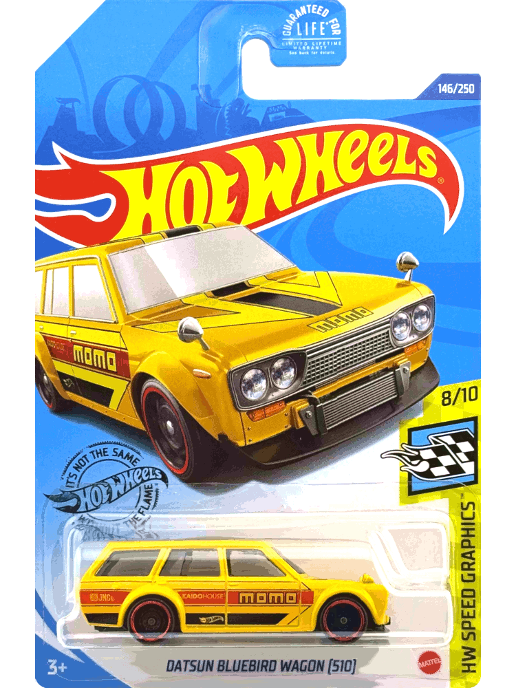2020 Hot Wheels Mainline #146 - Datsun Bluebird Wagon 510 (Yellow) GHG57