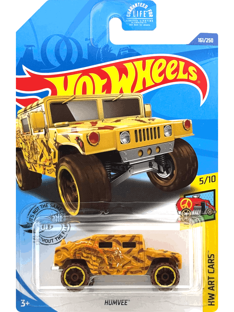 2020 Hot Wheels Mainline #161 - AM General Humvee (Yellow) GHC17