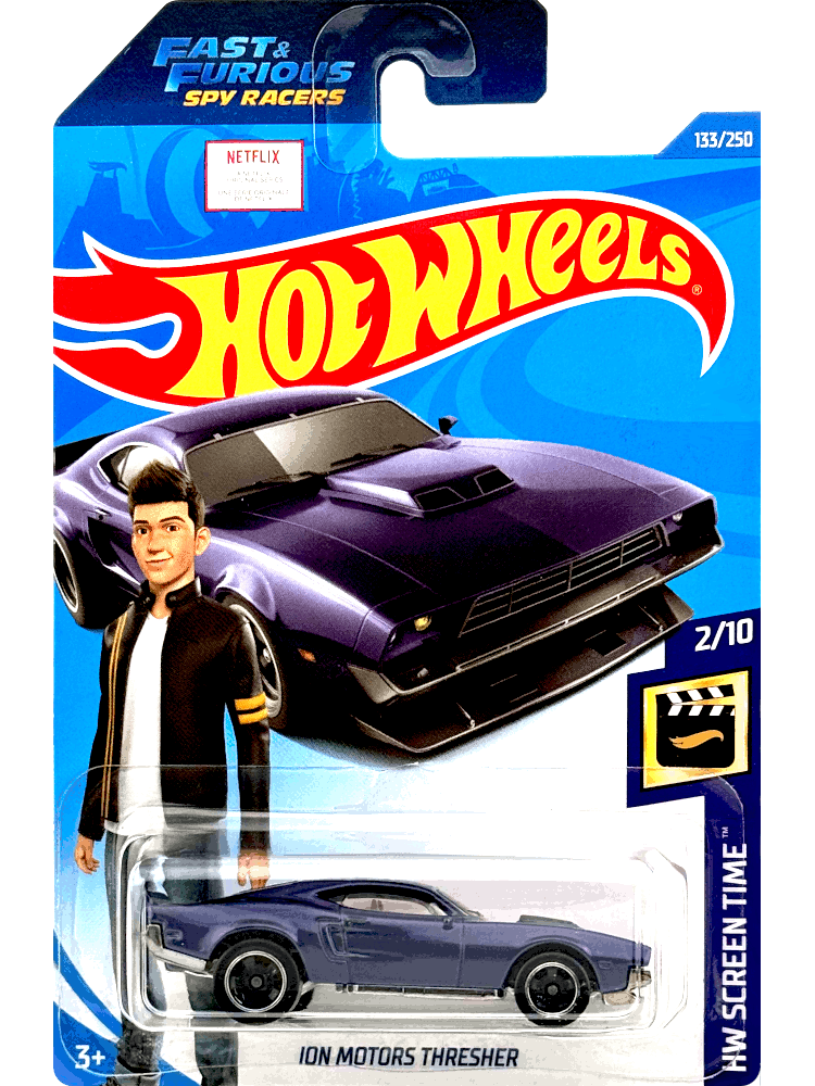 2020 Hot Wheels Mainline #133 - Ion Motors Thresher (Purple) GHB46
