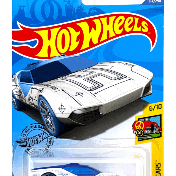 2020 Hot Wheels Mainline #114 - La Fasta White GLN65 HW ART CARS
