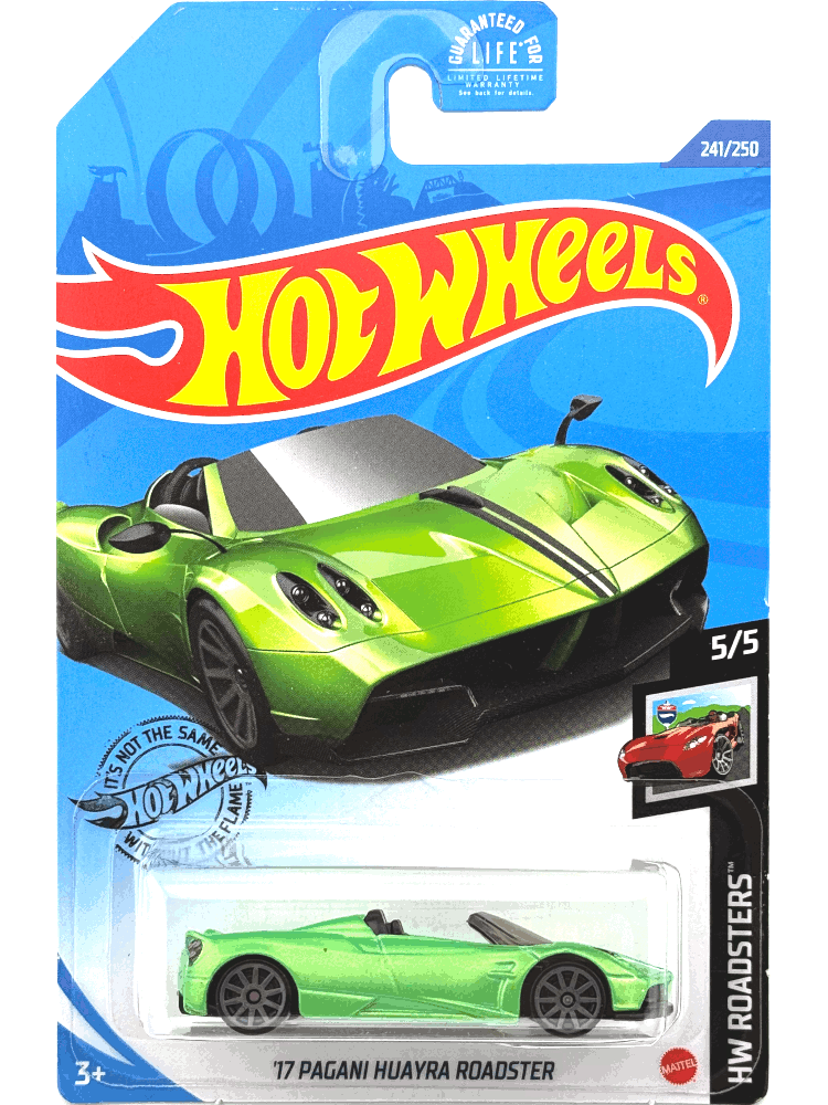 2020 Hot Wheels Mainline #241 - Pagani Huayra Roadster (Green) GHC72