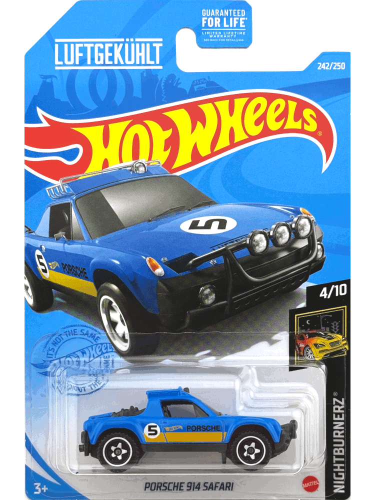 2020 Hot Wheels Mainline #242 - Porsche 914 Safari (GS Exclusive Blue) GTD36