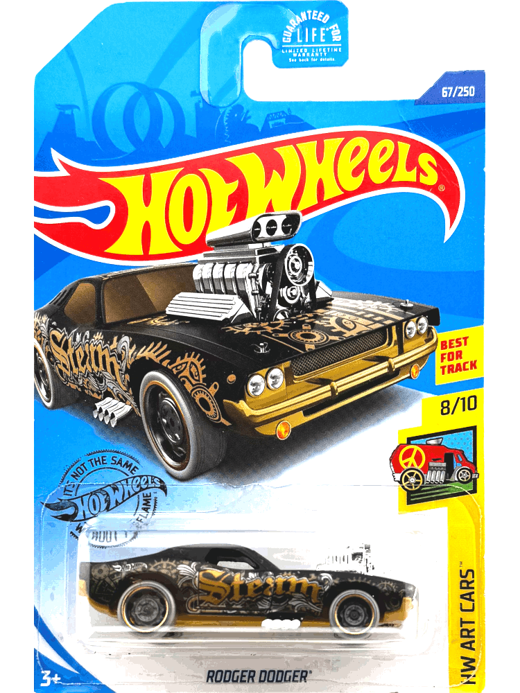 2020 Hot Wheels Mainline #067 - Rodger Dodger (Black) GHC20
