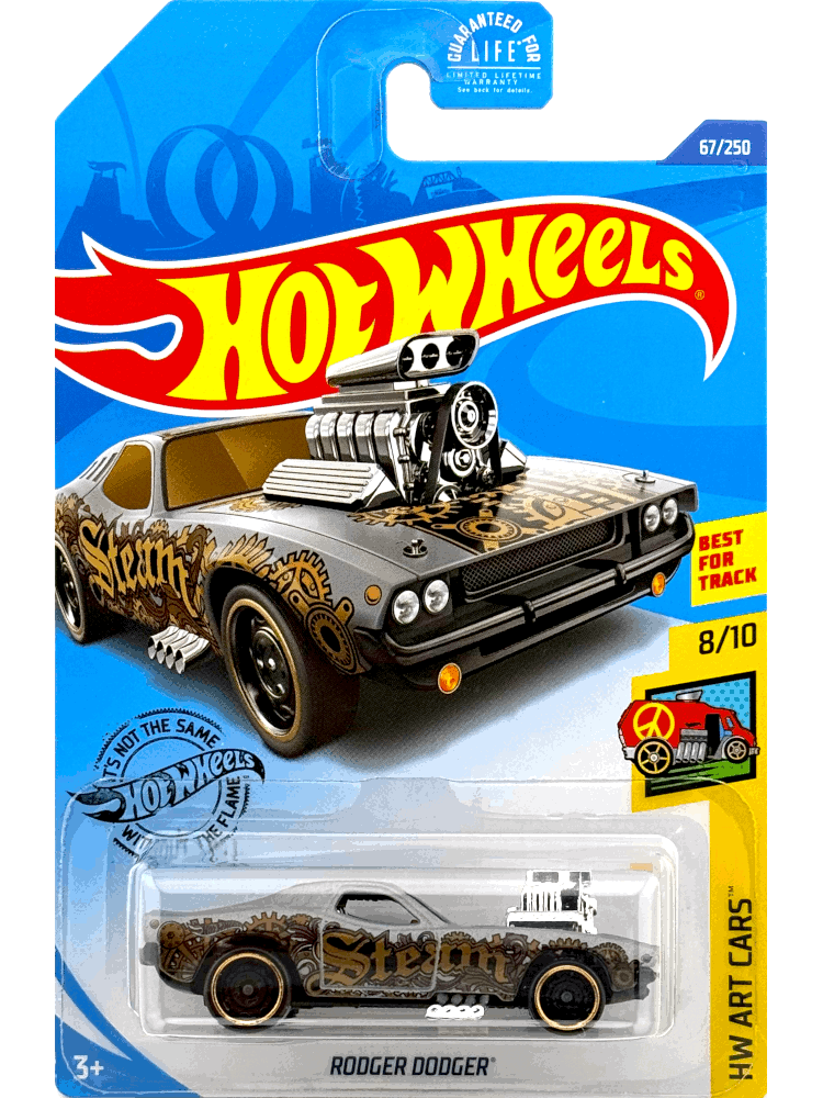 2020 Hot Wheels Mainline #067 - Rodger Dodger Steampunk (Grey) GHD92