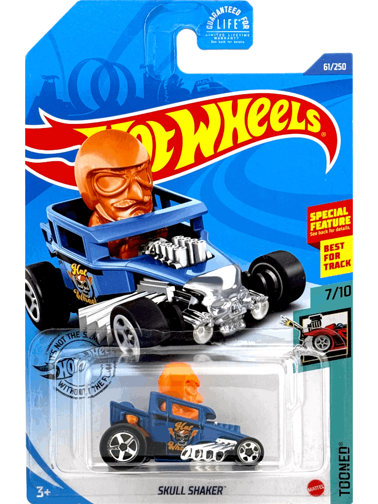 2020 Hot Wheels Mainline #061 - Skull Shaker Tooned (Blue) GHG10