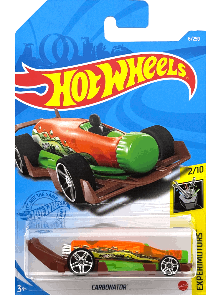 2021 Hot Wheels Mainline #006 - Carbonator (Orange / Brown) GRX73