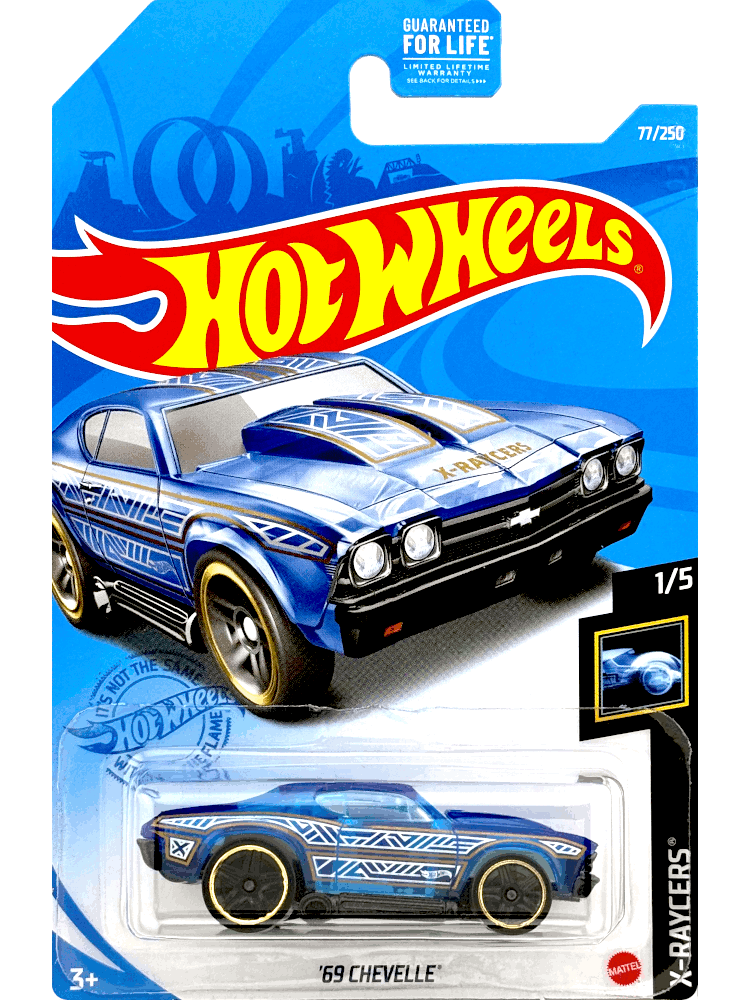 2021 Hot Wheels Mainline #077 - '69 Chevelle (Blue) GTB29
