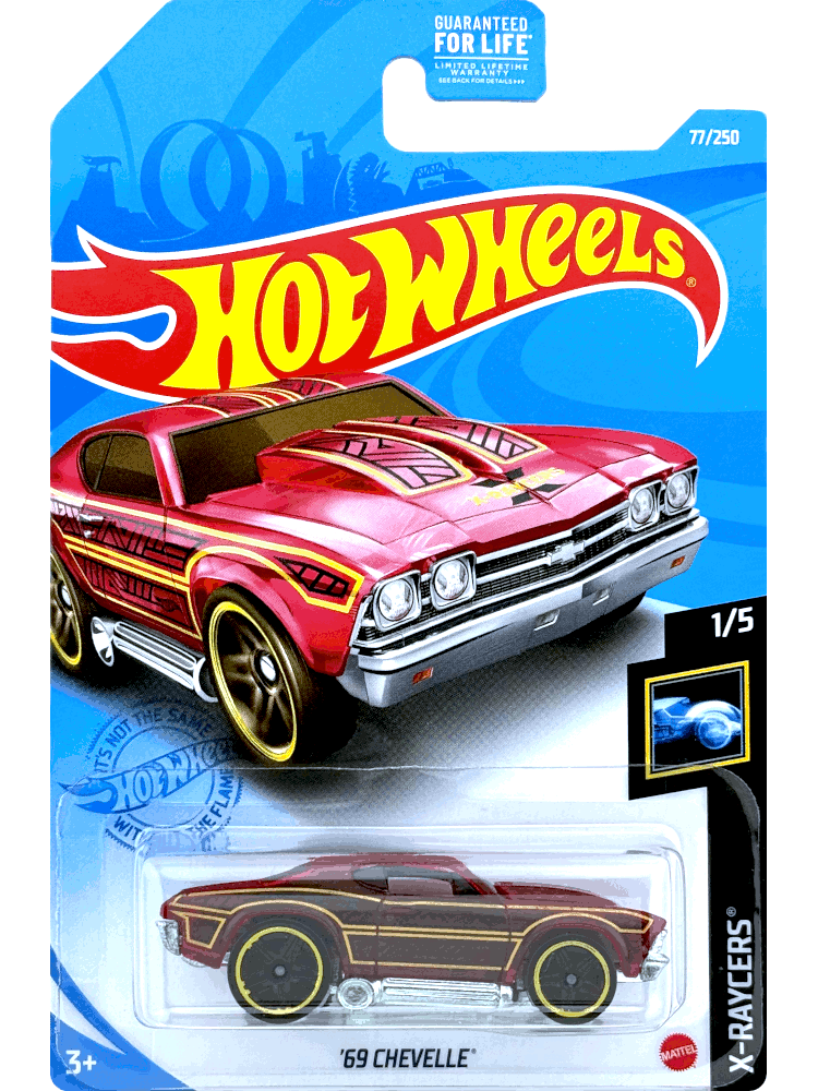 2021 Hot Wheels Mainline #077 - '69 Chevelle (Red) GTC46