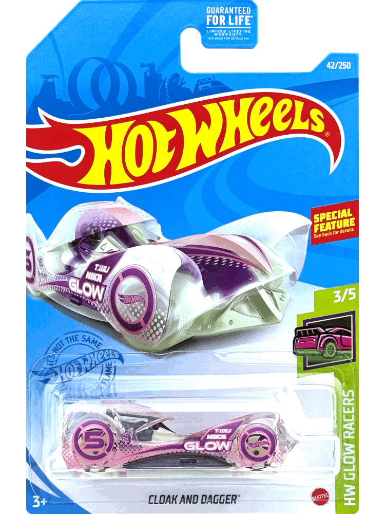 2021 Hot Wheels Mainline #042 - Cloak and Dagger (Glow In The Dark) GRY15