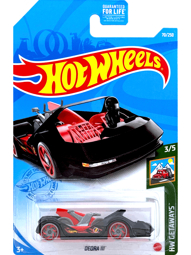 2021 Hot Wheels Mainline #070 - Deora III (Black) GRY53