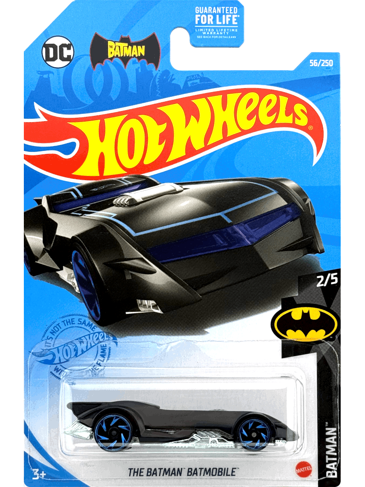 2021 Hot Wheels Mainline #056 - The Batman Batmobile (Black) GTB56