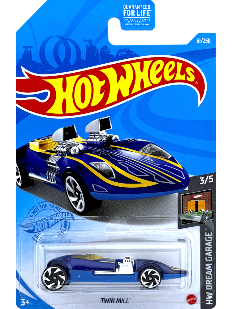 2021 Hot Wheels Mainline #061 - Twin Mill (Blue) GRY10