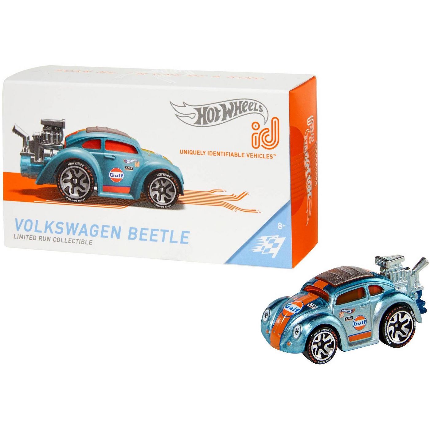 Hot Wheels id Series 2 - Volkswagen Beetle (Gulf Racing Blue) GML05